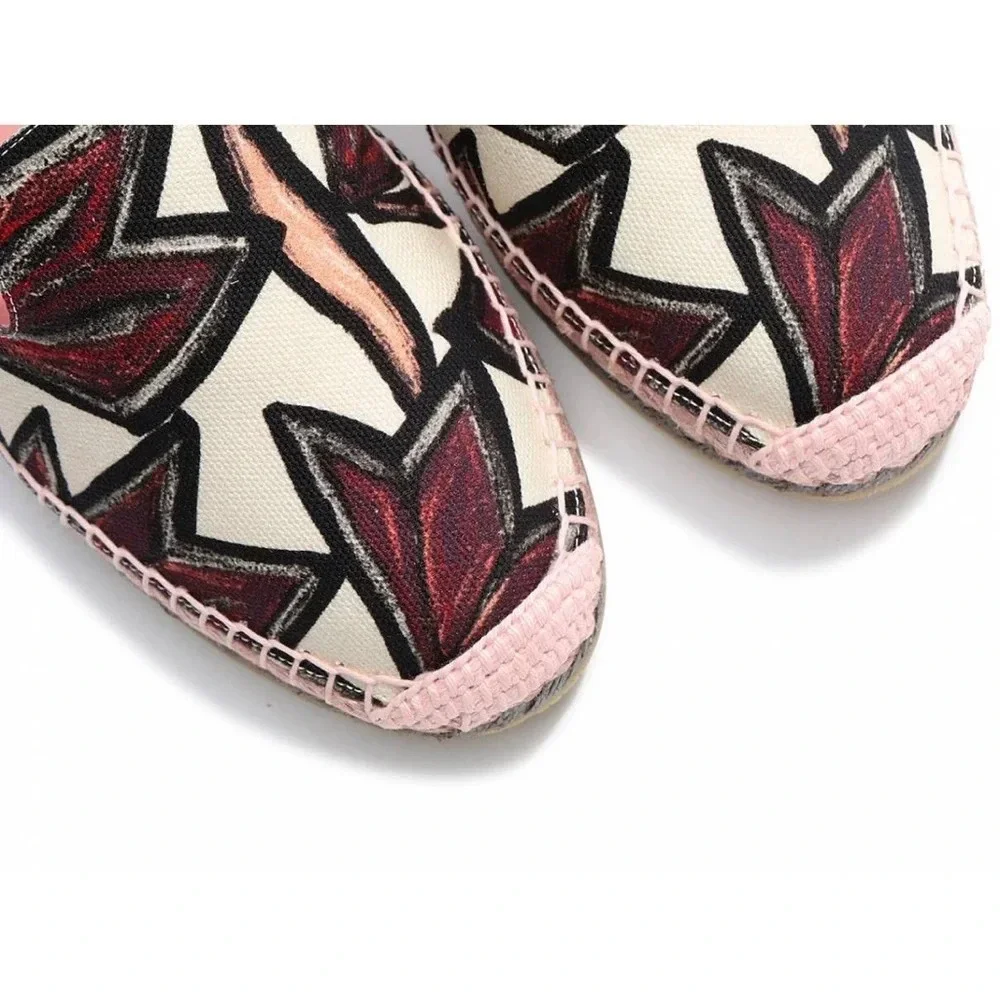 New Salvatore Ferragamo Sue Espadrille Flat Size 6.5